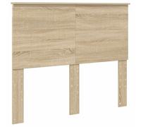 vidaXL Cabecero con cabecera Roble Sonoma 120 cm Madera contrachapada, Accesorios de habitación con Estilo, diseño Moderno, Durabilidad, cabecera ergonómica, Santuario de Descanso cómodo