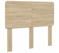 vidaXL Cabecero con cabecera Roble Sonoma 135 cm Madera contrachapada, Cabecera Moderna, Forma Rectangular, Mueble Duradero, Accesorio Elegante, Pieza de diseño, Decoracion Minimalista