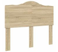 vidaXL Cabecero con cabecera Roble Sonoma 135 cm Madera contrachapada, Cabecero Moderno, Rectangular, Madera Resistente, diseño Elegante, Mueble Minimalista para decoración con Estilo