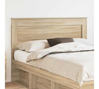 vidaXL Cabecero con cabecera Roble Sonoma 140 cm Madera contrachapada, Cabecero de Cama Moderno, Mueble Duradero, diseño Rectangular, líneas Sencillas, decoración Funcional, Mejora tu habitación