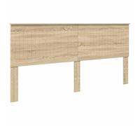 vidaXL Cabecero con cabecera Roble Sonoma 200 cm Madera contrachapada, Accesorios Elegantes para el Dormitorio, Decorativos Modernos, Zona de Descanso Comfy, diseño contemporáneo