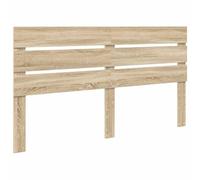 vidaXL Cabecero con cabecera Roble Sonoma 200 cm Madera de ingeniería, Diseño Moderno de Dormitorio, cabecero Rectangular, Muebles duraderos, Ropa de Cama contemporánea para tu Espacio de sueño