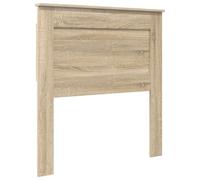 vidaXL Cabecero con cabecera Roble Sonoma 80 cm Madera contrachapada, Cabecera de Cama Rectangular Moderna, Madera Resistente, líneas Simples, decoración Funcional para dormitorios