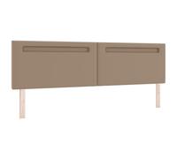 vidaXL Cabecero Moderno Cappuccino con Altura Ajustable Y Iluminación LED Integrada Diseño De Madera De Pino para Dormitorio Camas King Queen Estilo