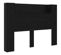 vidaXL Iluminación LED para cabecero de cama Diseño moderno con almacenamiento Muebles contemporáneos Iluminador innovador para decorar el ambiente y mejorar el estado de ánimo.