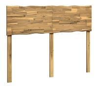 vidaXL Cabecero de Borde Natural Rostock Blanco 150 cm