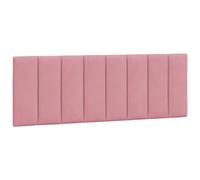 vidaXL Cabecero de Cama Acolchado Terciopelo Rosa 120 cm