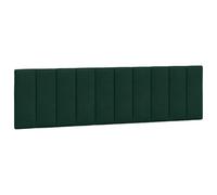 vidaXL Cabecero de Cama Acolchado Terciopelo Verde Oscuro 180 cm