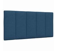 vidaXL Cabecero de Cama Acolchado Hanko Tela Azul 100 cm