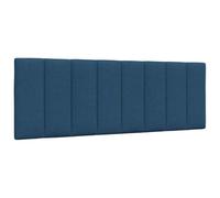 vidaXL Cabecero de Cama Acolchado Tela Azul 140 cm
