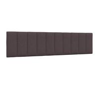 vidaXL Cabecero de Cama Acolchado Hanko Tela marrón Oscuro 200 cm