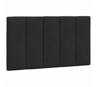 Vidaxl cabecero de cama acolchado terciopelo negro 90 cm