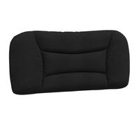 vidaXL Cabecero de Cama Acolchado Hvar Tela Negro 80 cm