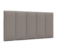 vidaXL Cabecero de Cama Acolchado Tela Gris taupé 100 cm