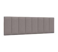 vidaXL Cabecero de Cama Acolchado Tela Gris taupé 160 cm