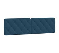 vidaXL Cabecero de Cama Acolchado Terciopelo Azul 180 cm
