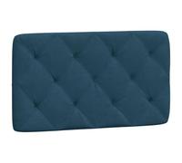 vidaXL Cabecero de Cama Acolchado Terciopelo Azul 90 cm