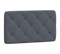 vidaXL Cabecero de Cama Acolchado Terciopelo Gris Oscuro 90 cm, Cojines de cabecero, cabecero de cojín, cabecero de Almohada Colgante