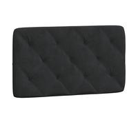 Vidaxl cabecero de cama acolchado terciopelo negro 90 cm