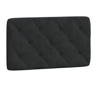 Cabecero De Cama Acolchado Terciopelo Negro 90 Cm Vidaxl