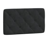 Vidaxl cabecero de cama acolchado terciopelo negro 90 cm