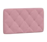 Vidaxl cabecero de cama acolchado terciopelo rosa 80 cm