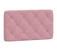 vidaXL Cabecero de Cama Acolchado Terciopelo Rosa 90 cm, Cojines de cabecero, cabecero de cojín, cabecero de Almohada Colgante, Cojines de cabecero