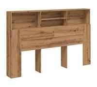 vidaXL Cabecero Armario Madera ingeniería Roble Artisan 180x19x103,5cm