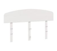 Cabecero De Cama Madera Maciza De Pino Blanco 150 Cm Vidaxl