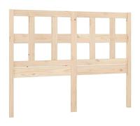 vidaXL Cabecero de Cama Cabezal Dormitorio Estructura Habitación Mobiliario Muebles Decoración Adorno Madera Maciza de Pino 125,5x4x100 cm