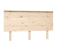 vidaXL Cabecero de Cama Cabezal Dormitorio Estructura Habitación Mobiliario Muebles Decoración Adorno Madera Maciza de Pino 144x6x82,5 cm