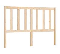 vidaXL Cabecero de Cama Cabezal Dormitorio Estructura Habitación Mobiliario Muebles Decoración Adorno Madera Maciza de Pino 166x4x100 cm