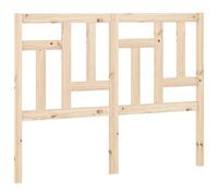 vidaXL Cabecero de Cama Cabezal Dormitorio Estructura Habitación Mobiliario Muebles Decoración Adorno Madera Maciza de Pino 145,5x4x100 cm