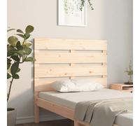 vidaXL Cabecero de Cama Cabezal Dormitorio Estructura Habitación Mobiliario Muebles Decoración Adorno Madera de Pino 90x3x80 cm
