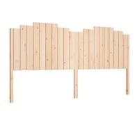 vidaXL Cabecero de Cama Cabezal Dormitorio Estructura Habitación Mobiliario Muebles Decoración Adorno Madera Maciza de Pino 206x4x110 cm
