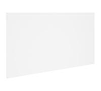 vidaXL Cabecero de Cama Cabezal Dormitorio Estructura Habitación Mobiliario Muebles Decoración Adorno Madera Contrachapada Blanco 160x1,5x80 cm