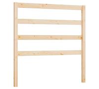 vidaXL Cabecero de Cama Cabezal Dormitorio Estructura Habitación Mobiliario Muebles Decoración Adorno Madera Maciza de Pino 96x4x100 cm