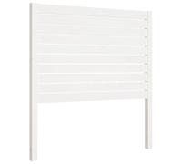 vidaXL Cabecero de Cama Cabezal Dormitorio Estructura Habitación Mobiliario Muebles Decoración Adorno Madera Maciza de Pino Blanco 81x4x100 cm