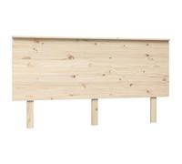 vidaXL Cabecero de Cama Cabezal Dormitorio Estructura Habitación Mobiliario Muebles Decoración Adorno Madera Maciza de Pino 154x6x82,5 cm