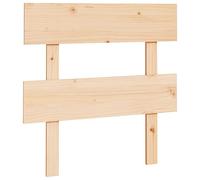 vidaXL Cabecero de Cama Cabezal Dormitorio Estructura Habitación Mobiliario Muebles Decoración Adorno Madera Maciza de Pino 93,5x3x81 cm