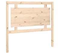 vidaXL Cabecero de Cama Cabezal Dormitorio Estructura Habitación Mobiliario Muebles Decoración Adorno Madera Maciza de Pino 105,5x4x100 cm