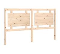 vidaXL Cabecero de Cama Cabezal Dormitorio Estructura Habitación Mobiliario Muebles Decoración Adorno Madera Maciza de Pino 165,5x4x100 cm