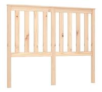 vidaXL Cabecero de Cama Cabezal Dormitorio Estructura Habitación Mobiliario Muebles Decoración Adorno Madera Maciza de Pino 126x6x101 cm