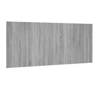 vidaXL Cabecero de Cama Cabezal Dormitorio Estructura Habitación Mobiliario Muebles Decoración Adorno Madera Contrachapada Gris Sonoma 200x1,5x80 cm
