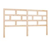 vidaXL Cabecero de Cama Cabezal Dormitorio Habitación Estructura Mobiliario Muebles Decoración Adorno 206x4x100 cm Madera Maciza de Pino