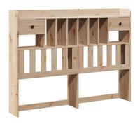 Cabecero De Cama Con Almacenaje Madera Maciza De Pino 150 Cm Vidaxl