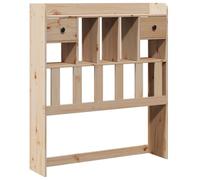 vidaXL Cabecero de Cama con almacenaje Madera Maciza de Pino 75 cm, cabecero de Cama, cabecero de Madera Maciza, cabecero con Compartimentos