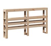 vidaXL Cabecero de Cama con estantes Madera Maciza de Pino 120 cm, cabecero de Cama, cabecero de Madera Maciza, cabecero con estantes