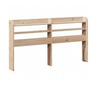 Vidaxl cabecero de cama con estantes madera maciza de pino 135 cm