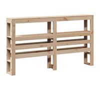 vidaXL Cabecero de Cama con estantes Madera Maciza de Pino 140 cm, cabecero de Cama, cabecero de Madera Maciza, cabecero con estantes